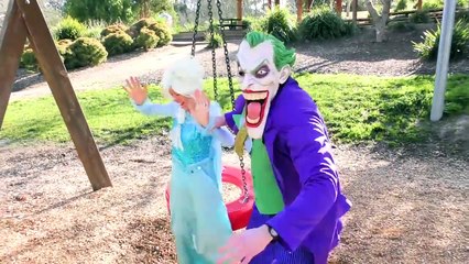 Spiderman Vs Joker - ELSA IS CAPTURED! w Hulk & Spidergirl! Superhero Time Adventures!