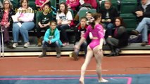 Athletic Gymnast Floor Routine Highlights