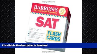 READ BOOK  Barron s SAT Flash Cards (Barron s: the Leader in Test Preparation) FULL ONLINE