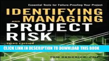 [PDF] Identifying and Managing Project Risk: Essential Tools for Failure-Proofing Your Project