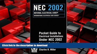 READ THE NEW BOOK 2002 NEC Residential Pocket Guide to Electrical Installations (National