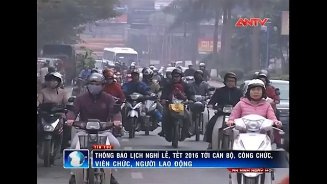 Thông báo chính thức lịch nghỉ lễ, Tết năm 2016