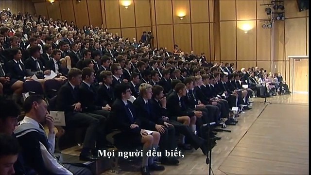 Diễn văn chia tay của nam sinh bị ung thư ác tính