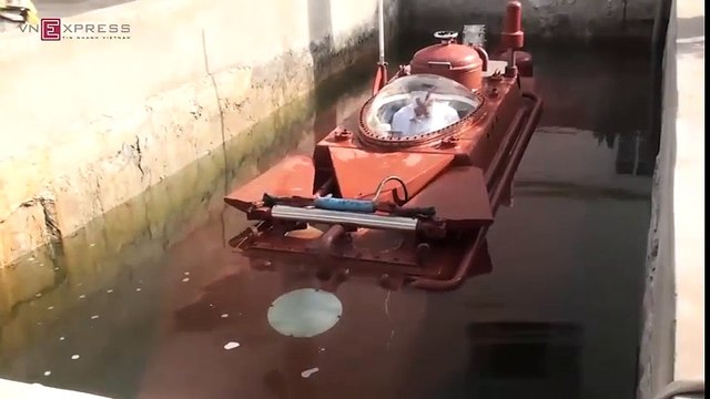 Tàu ngầm Hoàng Sa thử nghiệm thành công trong bể