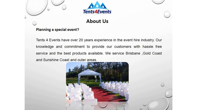 Tents 4 Events - Party Hire Brisbane