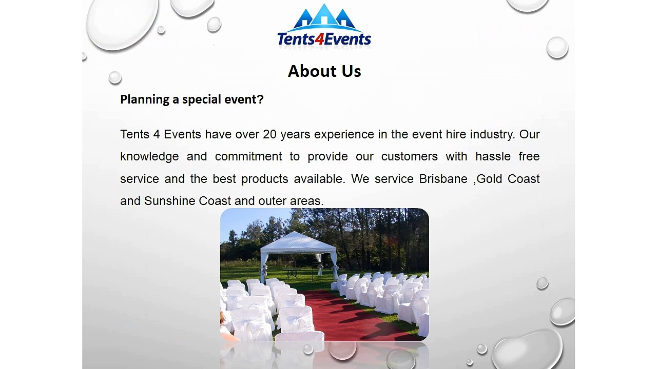 Tents 4 Events - Party Hire Brisbane