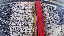 Cảnh tượng kẹt xe kinh hoàng tại Trung Quốc