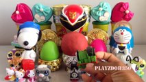 PLAY DOH SURPRISE EGGS with Surprise Toys,Hello Kitty,Thomas and Friends,My Littlest Pet Shop,Toy Videos for Children