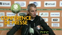 Conférence de presse Stade Lavallois - FC Sochaux-Montbéliard (1-1) : Denis ZANKO (LAVAL) - Albert CARTIER (FCSM) - 2016/2017