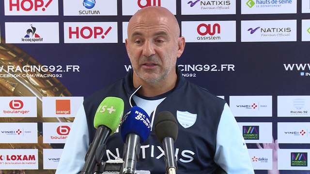 Top 14 Castres - Racing92: conférence d'avant match de Laurent Travers