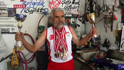 76 yaşında ama koşmadan duramıyor