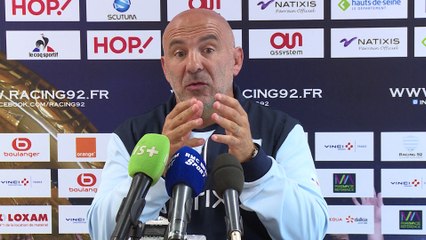 Racing92 - Laurent Travers: "On a 3 a 4 semaines de retard"