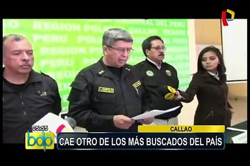 Callao: cae otro de los más buscados del país