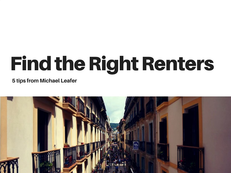 Find the Right Renters for Your Home
