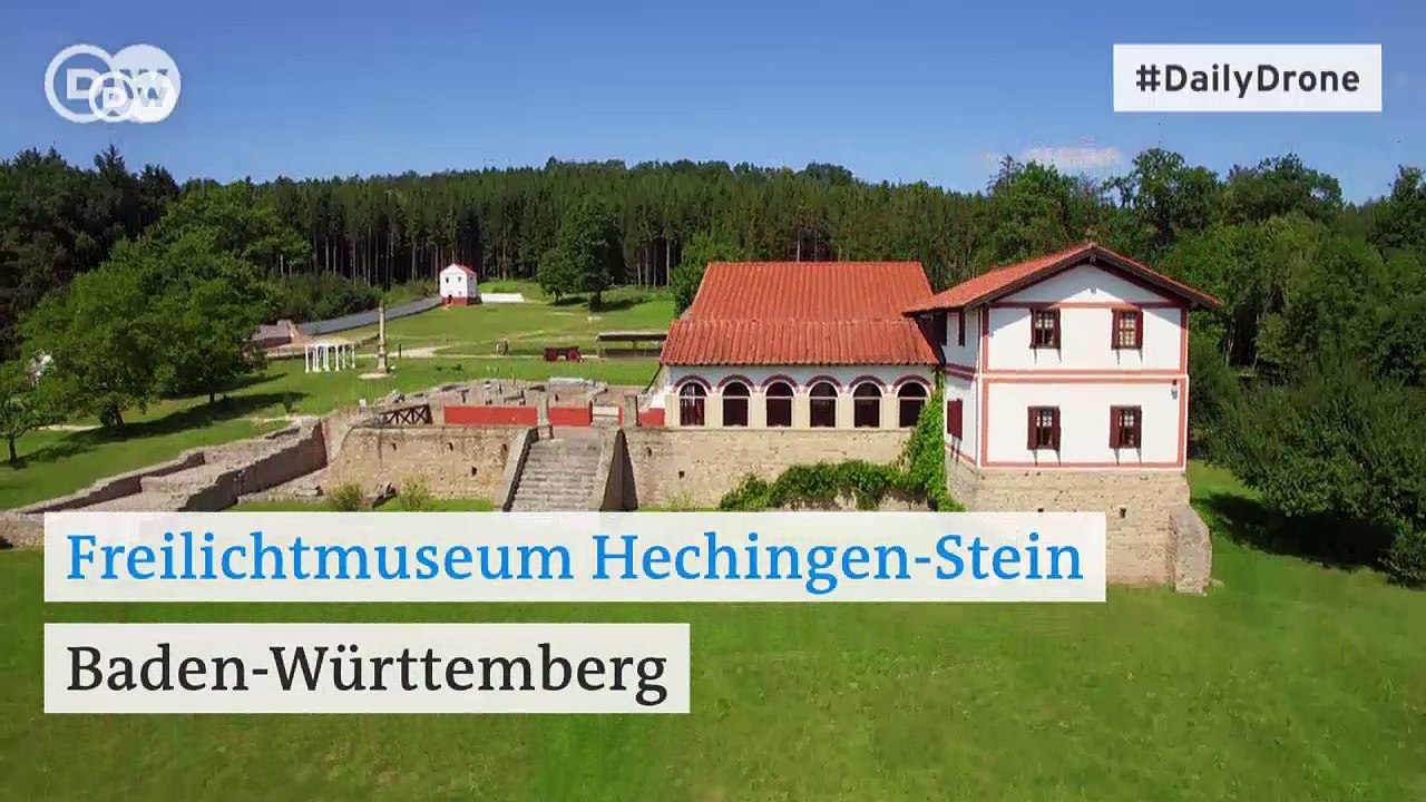 #DailyDrone: Römisches Freilichtmuseum Hechingen-Stein