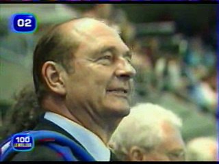 Jacques Chirac ne connaît pas les noms des jueur