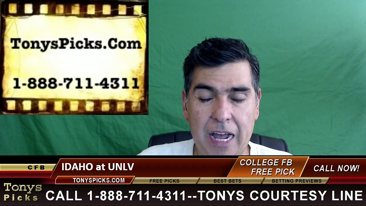 UNLV Rebels vs. Idaho Vandals Free Pick Prediction NCAA College Football Odds Preview 9/24/2016