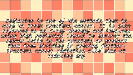 Prostate Cancer Radiation