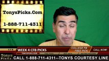 College Football Free Picks Week 4 Point Spread Odds Predictions Betting Previews