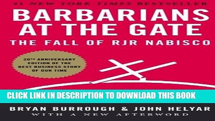 [PDF] Barbarians at the Gate: The Fall of RJR Nabisco Popular Colection