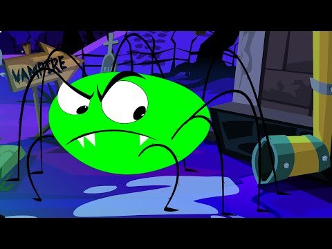 Incy Wincy Spider | Scary Rhymes | Halloween Song