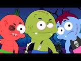 Five Scary Zombies | Scary Nursery Rhymes For kids