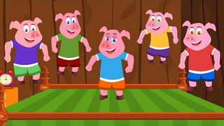 Cinco porquinhos | Five little piggies | rima de berçário