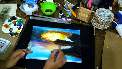 Oil Painting - Amatör Yağlı Boya Manzara