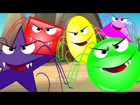 Kids TV Nursery Rhymes - Five Scary Spiders | Spider Rhymes | Nursery Rhymes