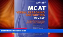 Big Deals  Kaplan MCAT Verbal Reasoning and Writing Review  Best Seller Books Best Seller