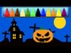 Halloween Pumpkin coloring book | Scary color book | learn shapes and colors