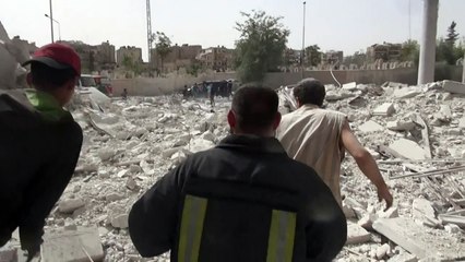 Siria: lluvia de bombas en Alepo