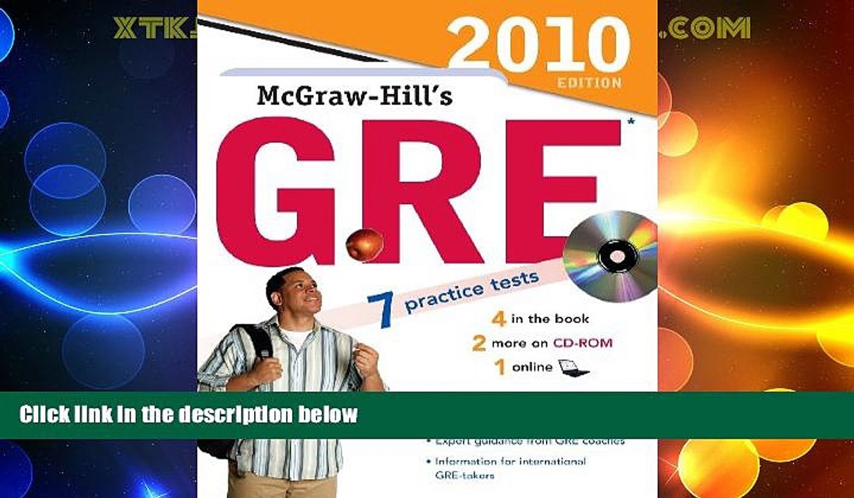 Big Deals  McGraw-Hill s GRE with CD-ROM, 2010 Edition (McGraw-Hill s GRE (W/CD))  Free Full Read