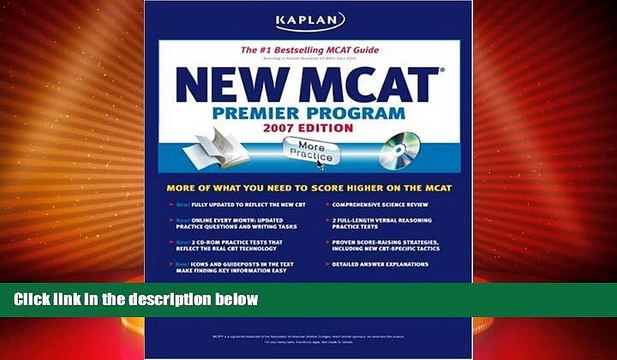 Big Deals Kaplan New MCAT Premier Program, 2007 Edition (Kaplan MCAT Premier Program (W/CD))