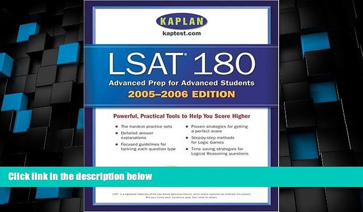 Big Deals  Kaplan LSAT 180, 2005-2006  Best Seller Books Most Wanted