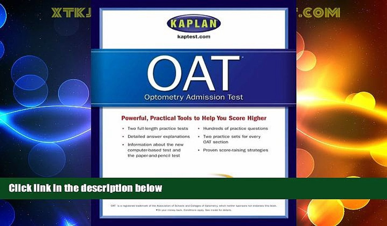 Big Deals  Kaplan OAT  Free Full Read Best Seller