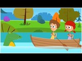 Rema rema Rema tu bote| fila de la fila su barco | la rima de los niños | Español