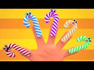 Candy Cane Finger Family | Nursery Rhymes | Kids Songs | Baby Videos