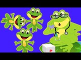 cinco pequeñas ranas | los niños canciones en español | Five Little Frogs Song