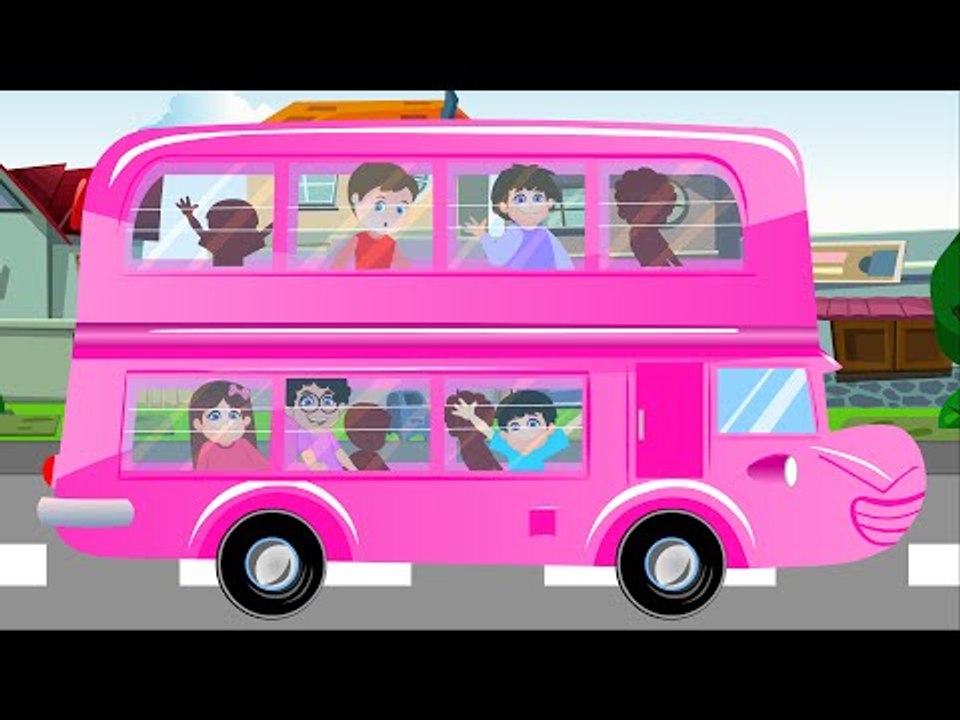 Las ruedas del autobús | canciones infantiles |...