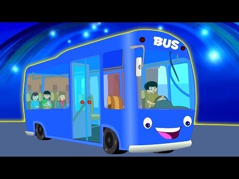 ruedas de los autobuses | rima | niños de canciones | rima bebé | niños de video | Wheels On The Bus
