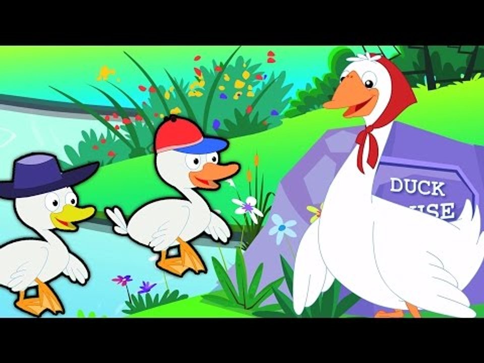 пять маленьких уток | образовательных видео | п...
