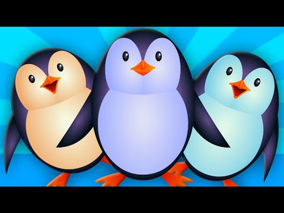 five little penguins | nursery rhymes | kids songs | childrens rhymes