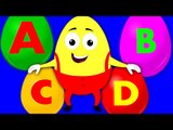 ABC song | crazy eggs | surprise eggs | alphabets song | learn ABC