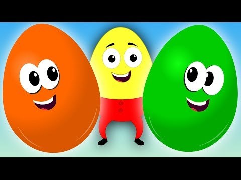 crazy eggs | surprise eggs | learn colors | nursery rhymes | the colors songs