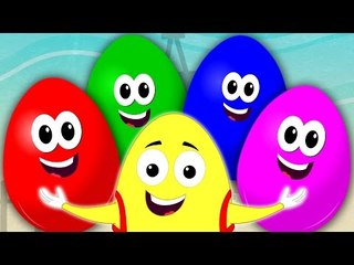 crazy eggs | surprise eggs | learn colors | colors song | nursery rhymes