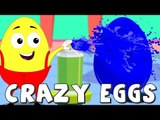 crazy eggs colors | learn colors | colors song | nursery rhymes | baby videos