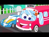 the wheels on the bus go round and round | nursery rhymes | baby songs | kids rhymes