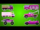 Pink Street Vehicle | Learn Colors With Toy Cars | Street Vehicles For Children | Educational Video