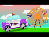 Police Car Adventures | Amusement Park | Cops Car for Children